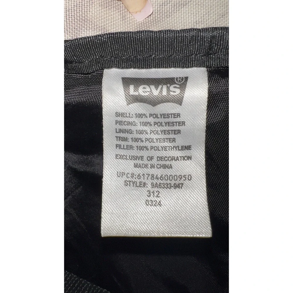 Levis‎ BACKPACK BLACK Crossbody Polyester Mesh Girl Boy Stars